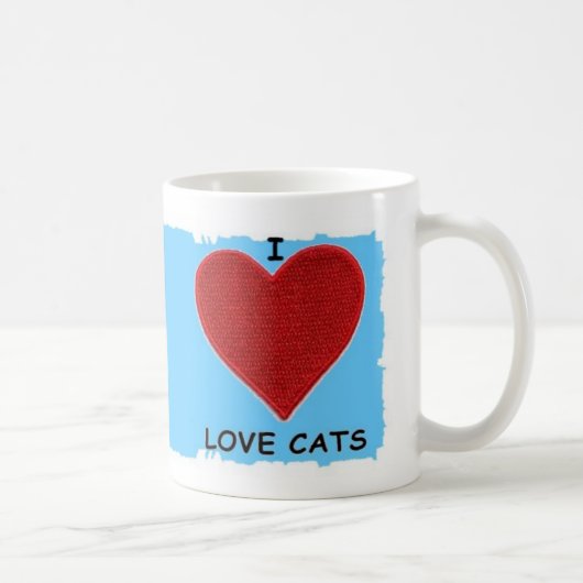 MUG J'AIME DES CHATS (Droite)