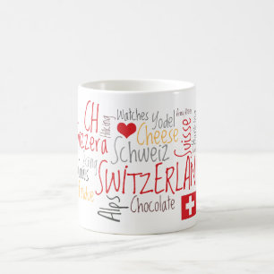 Mug J'aime des choses suisses préférées de la Suiss