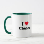 Mug J'aime des clones (Gauche)