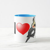 Mug J'aime des Cockatiels (Centre)