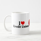 Mug J'aime des coopératives de crédit (Gauche)