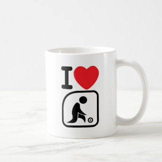 Mug J'aime des cuvettes de pelouse