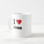 Mug J'aime des doses (Devant gauche)