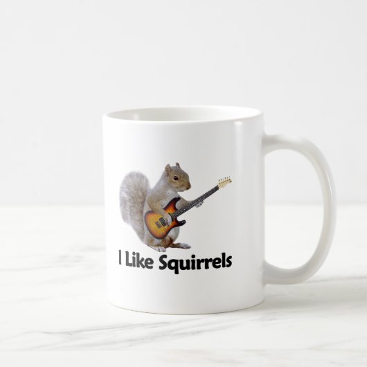 Mug J'aime des écureuils (Droite)