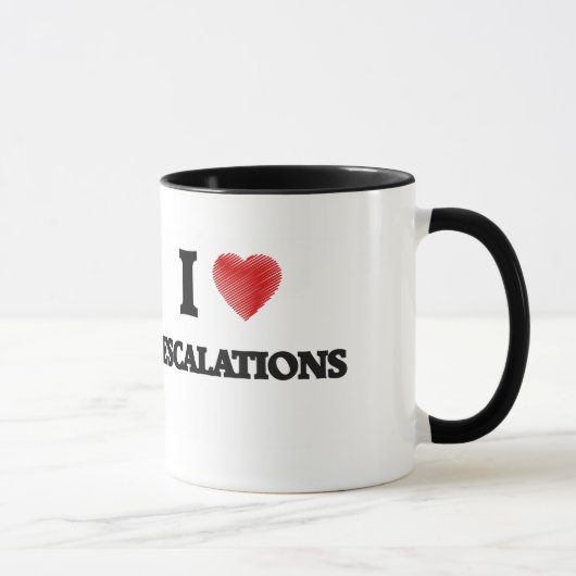 Mug J'aime des ESCALADES (Droite)
