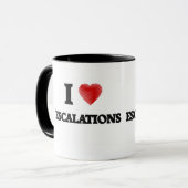 Mug J'aime des ESCALADES (Devant gauche)