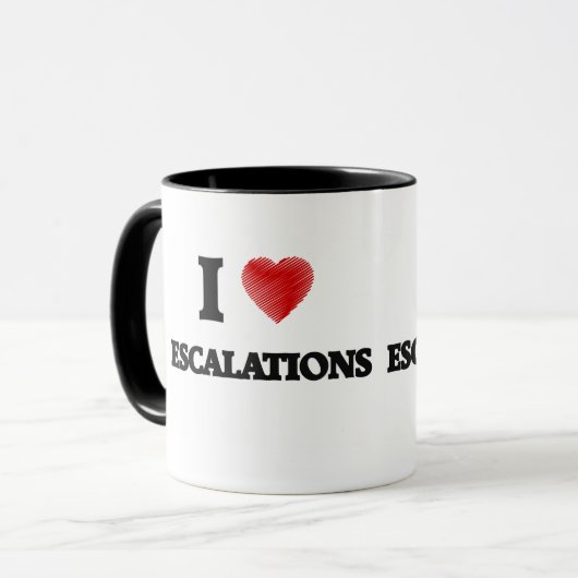 Mug J'aime des ESCALADES (Devant gauche)