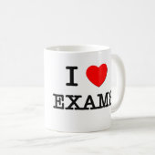 Mug J'aime des examens (Devant droit)