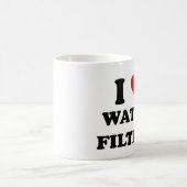 Mug J'aime des filtres d'eau (Centre)