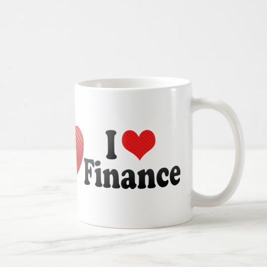 Mug J'aime des finances (Droite)