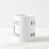 Mug J'aime des furets (Centre)
