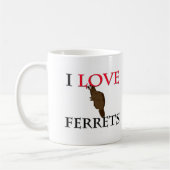 Mug J'aime des furets (Gauche)