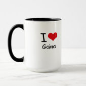 Mug J'aime des gains (Gauche)