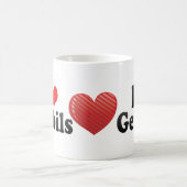 Mug J'aime des gerbilles (Centre)