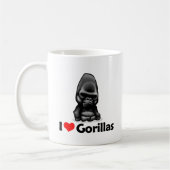 Mug J'aime des gorilles (Gauche)