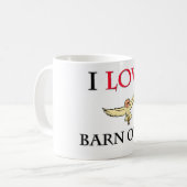 Mug J'aime des hiboux de grange (Devant gauche)