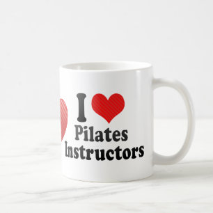 Mug J'aime des instructeurs de Pilates
