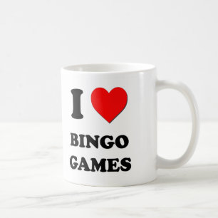 Mug J'aime des jeux de bingo-test