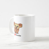 Mug J'aime des koala (Devant gauche)