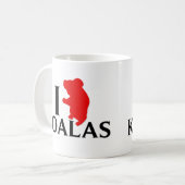 Mug J'aime des koala (Devant gauche)