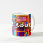Mug J'aime des livres (Devant droit)