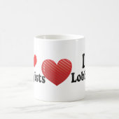 Mug J'aime des lobbyistes (Centre)