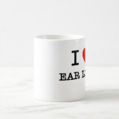 Mug J'aime des lobes d'oreille (Centre)
