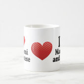 Mug J'aime des macaronis+et fromage (Centre)