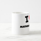 Mug J'aime des mathématiciens (Centre)