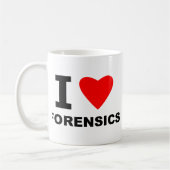 Mug J'aime des médecines légales (Gauche)