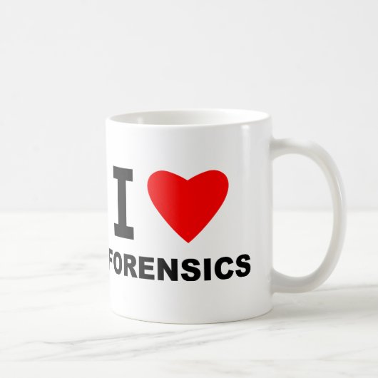 Mug J'aime des médecines légales (Droite)