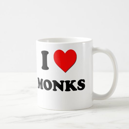 Mug J'aime des moines (Droite)