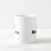 Mug J'aime des mormons (de coeur) (Centre)