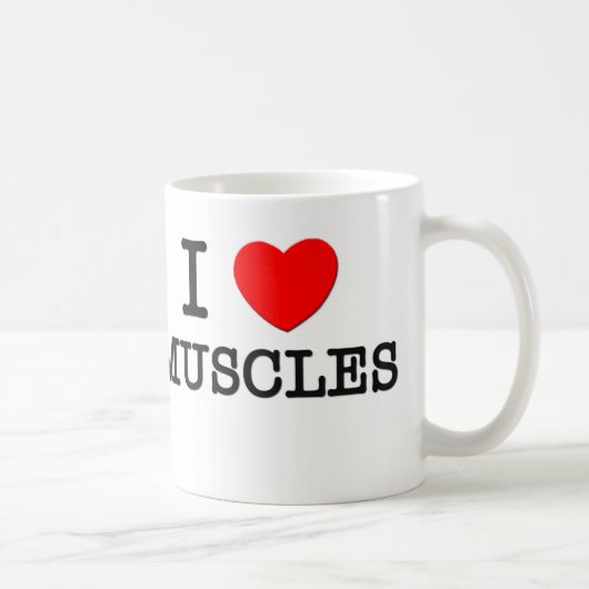 Mug J'aime des muscles (Droite)