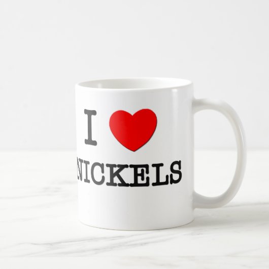 Mug J'aime des nickels (Droite)