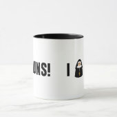 Mug J'aime des nonnes (Centre)