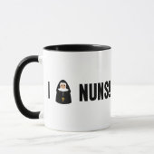 Mug J'aime des nonnes (Gauche)