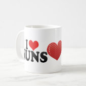 Mug J'aime des NONNES (Devant gauche)