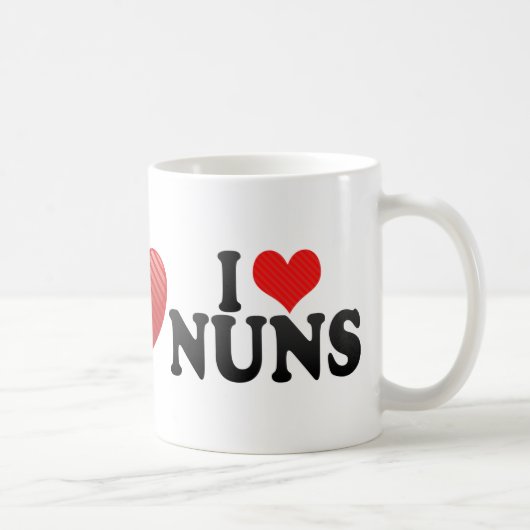 Mug J'aime des NONNES (Droite)