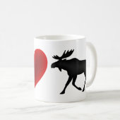 Mug J'aime des orignaux (Devant droit)