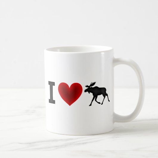 Mug J'aime des orignaux (Droite)