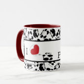 Mug J'aime des pandas (Devant gauche)