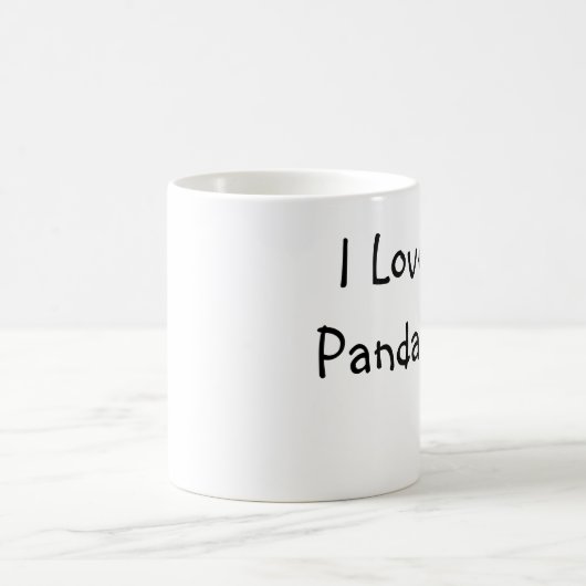 Mug J'aime des pandas (Centre)