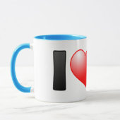 Mug J'aime des perruches de moine (Gauche)