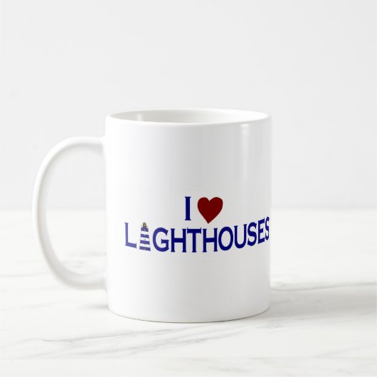 Mug J'aime des phares (Gauche)