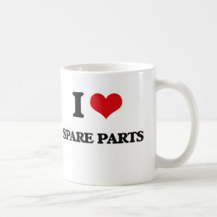 Mug J'aime des pièces de rechange