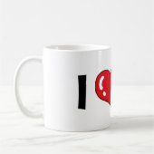 Mug J'aime des pingouins (Gauche)