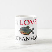 Mug J'aime des piranhas (Centre)