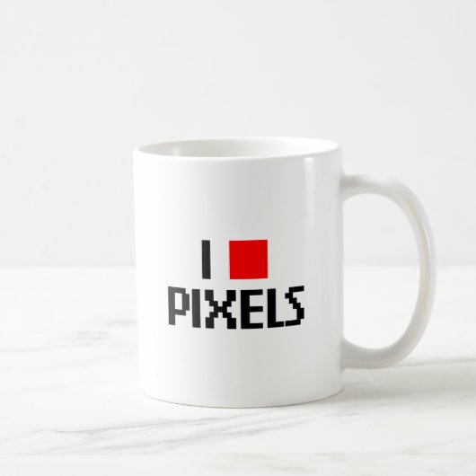 Mug J'aime des pixels (Droite)
