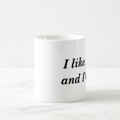 Mug J'aime des plaisanteries et je suis amusement (Centre)
